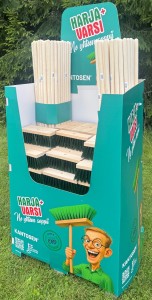 Display Kantosen® katuharjoille ja harjanvarsille